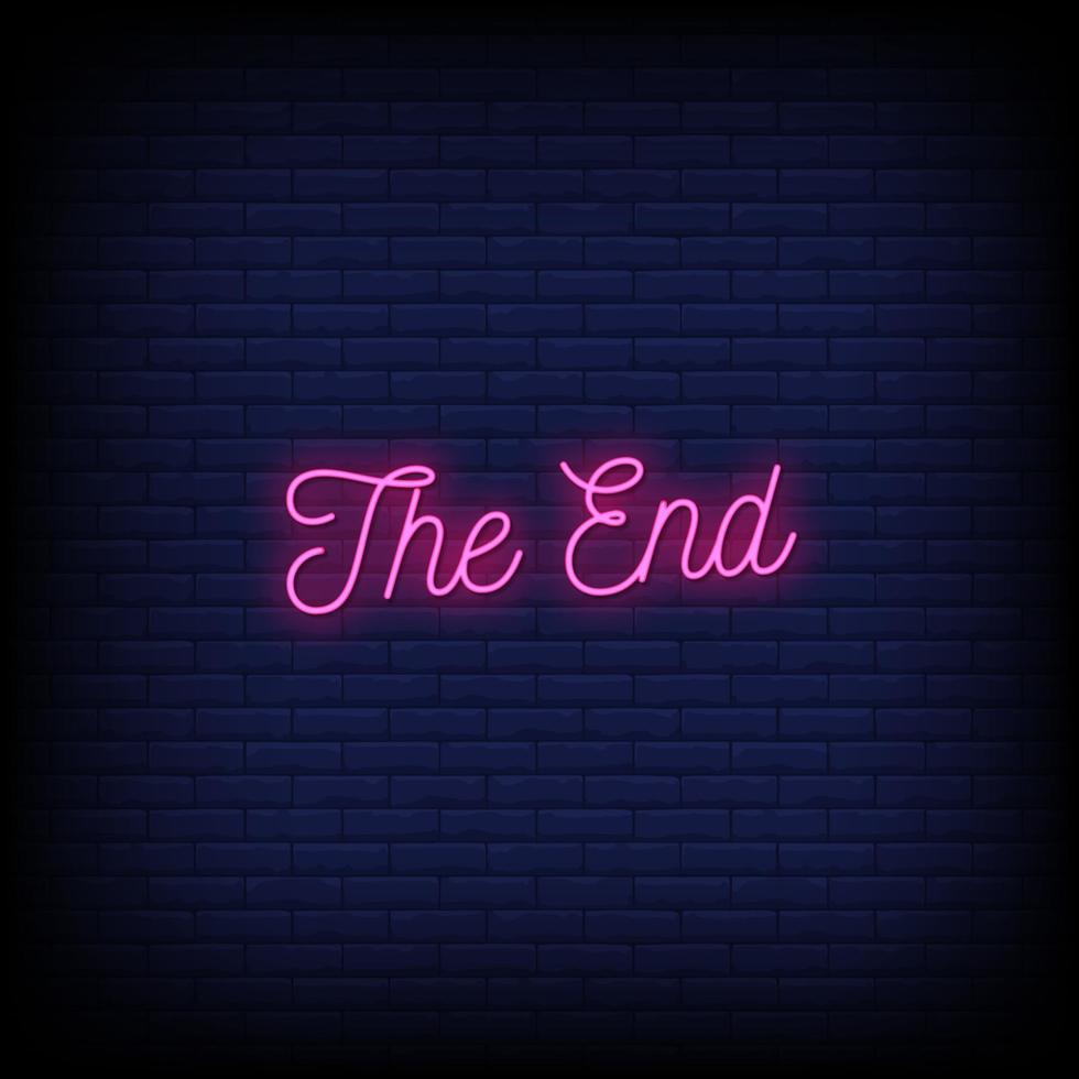 the end