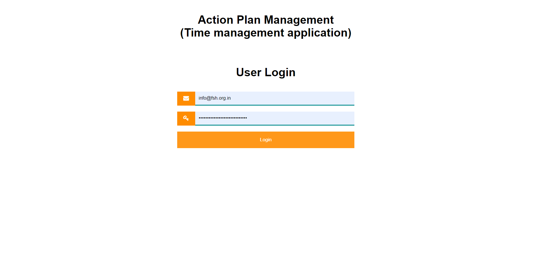 Time management application